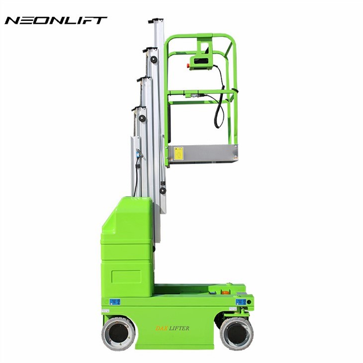 Movable Electric Single Mast Aluminum Work Platform