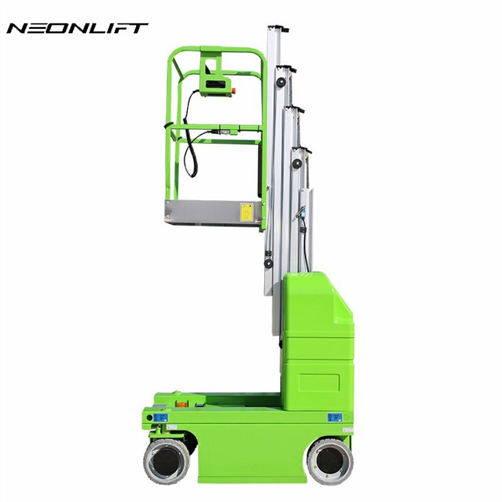 Movable Electric Single Mast Aluminum Work Platform