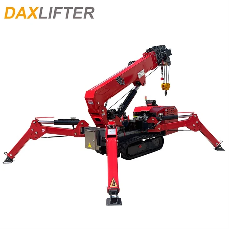 3 Ton Spider Crawler Crane | 11m Compact Lifting Solution high quality