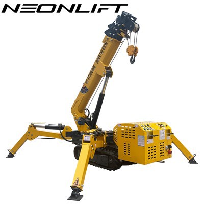 Small Crawler Diesel Spider Crane